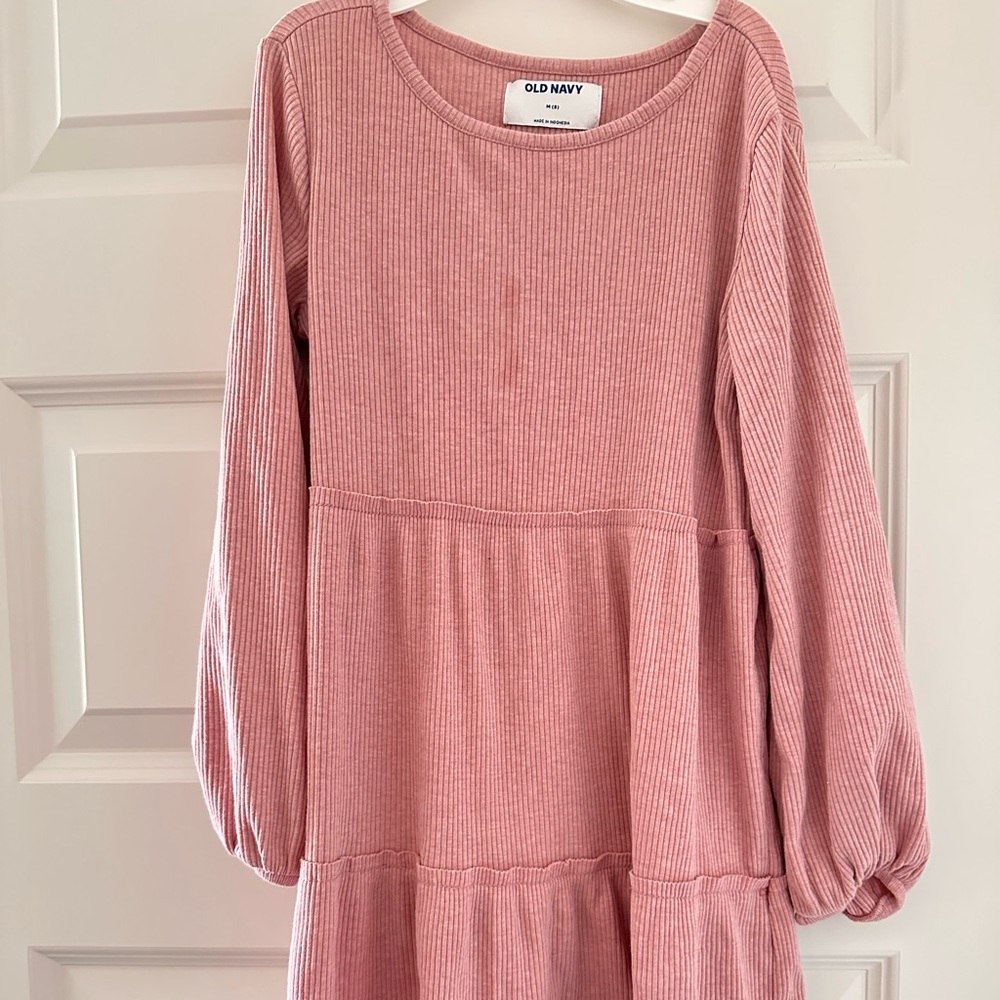 Old navy peasant pink dress size 8